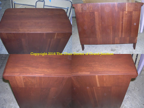 cherry dresser back